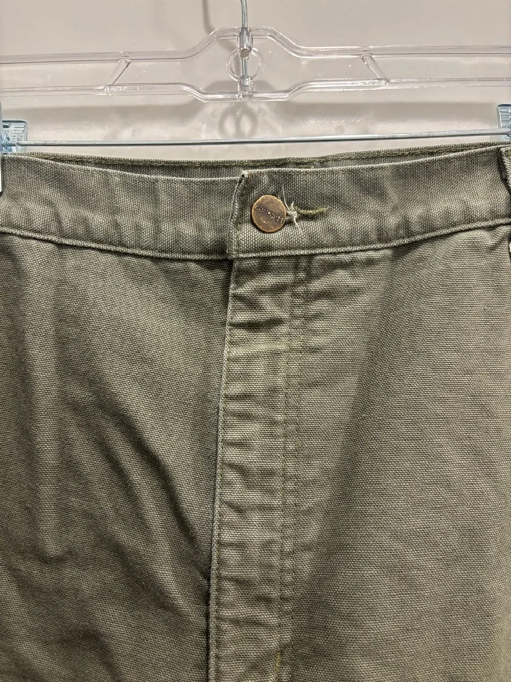 Carhartt Men's Cargo Painter Pants in Olive Green Size 42X30 Insulated